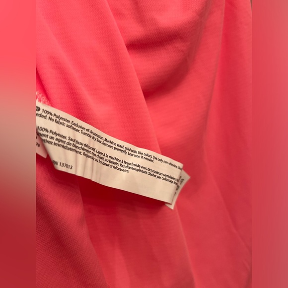 Size small bright pink tank top keyhole racerback activewear athletic - Picture 4 of 5